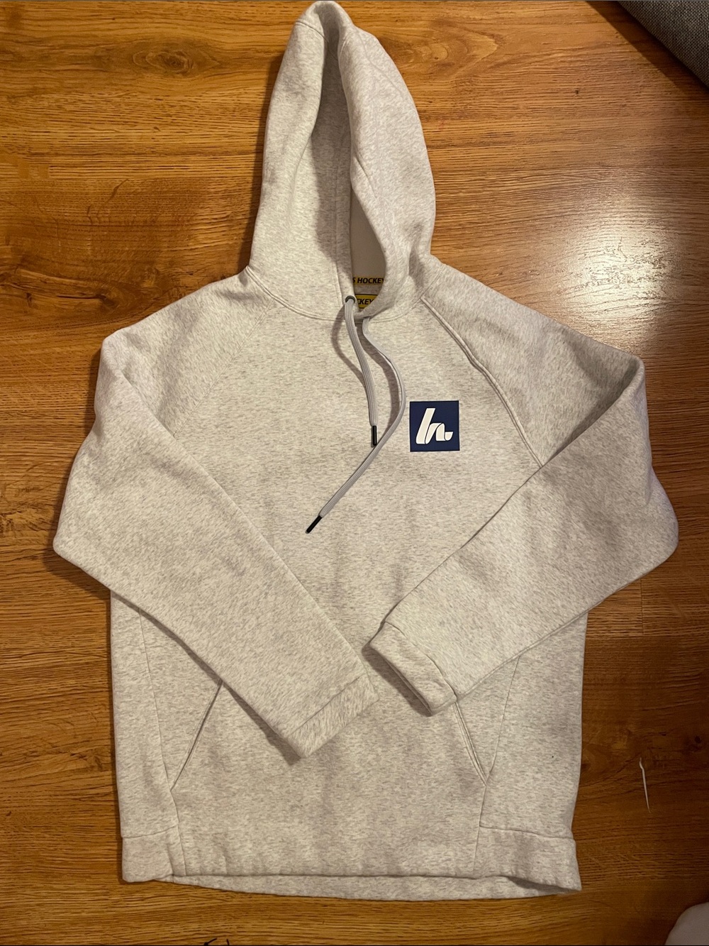 Men's Light Gray Crewneck Hoodie Howies Hockey